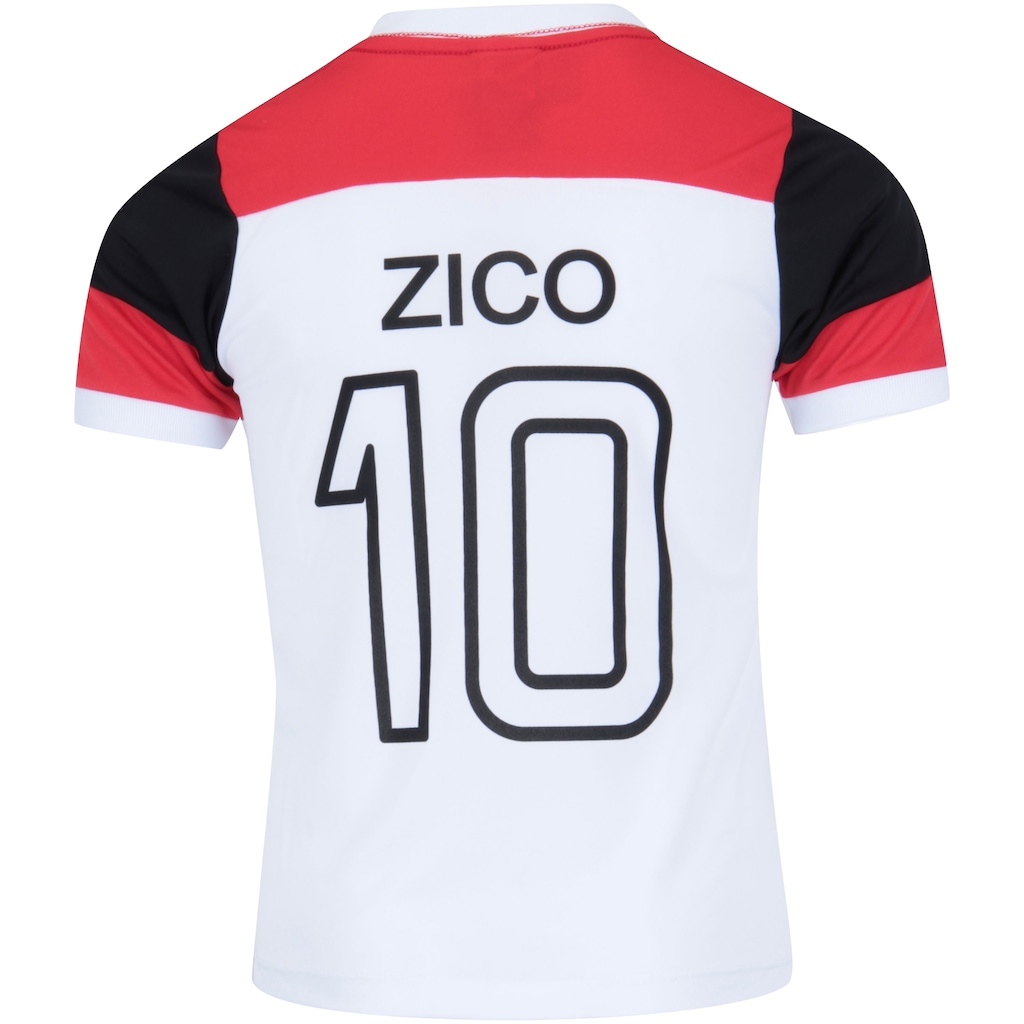 Imagem 2 do produto Camiseta do Flamengo Zico nº 10 - Infantil