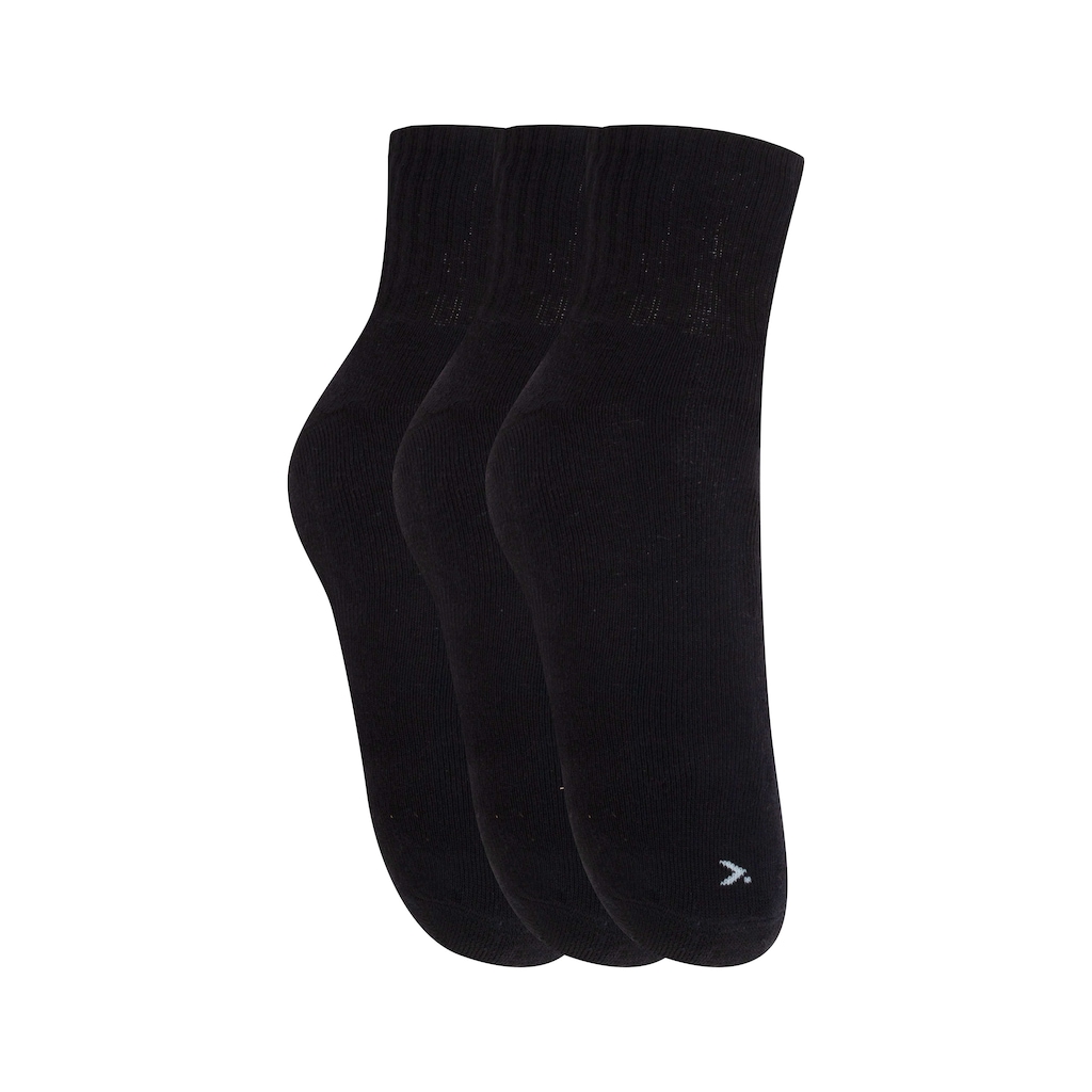Imagem 1 do produto Kit 3 Pares de Meias Atoalhadas Cano Médio Tamanho 39-44 Casual Oxer Adulto