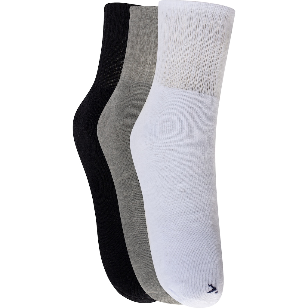 Imagem 4 do produto Kit 3 Pares de Meias Atoalhadas Cano Médio Tamanho 39-44 Casual Oxer Adulto