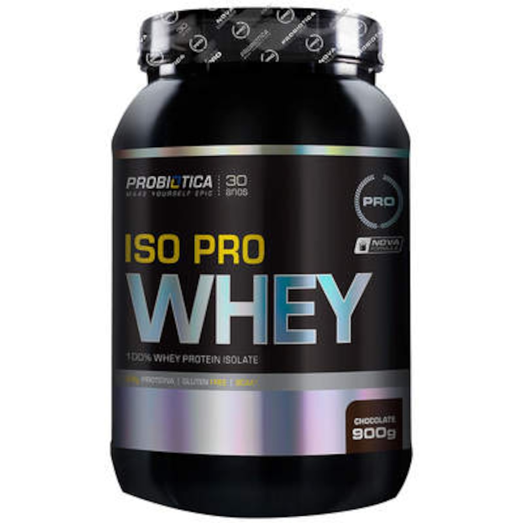 Imagem 1 do produto Whey Protein Probiótica Chocolate ISO Pro - 900g