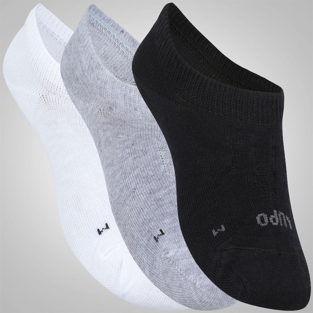 Imagem 3 do produto Kit de Meias Sapatilha Lupo com 3 Pares - Infantil
