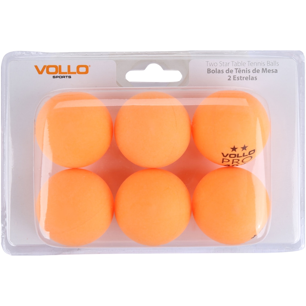 Imagem 3 do produto Kit de Bolas de Tênis de Mesa/Ping-Pong Vollo com 6 Unidades