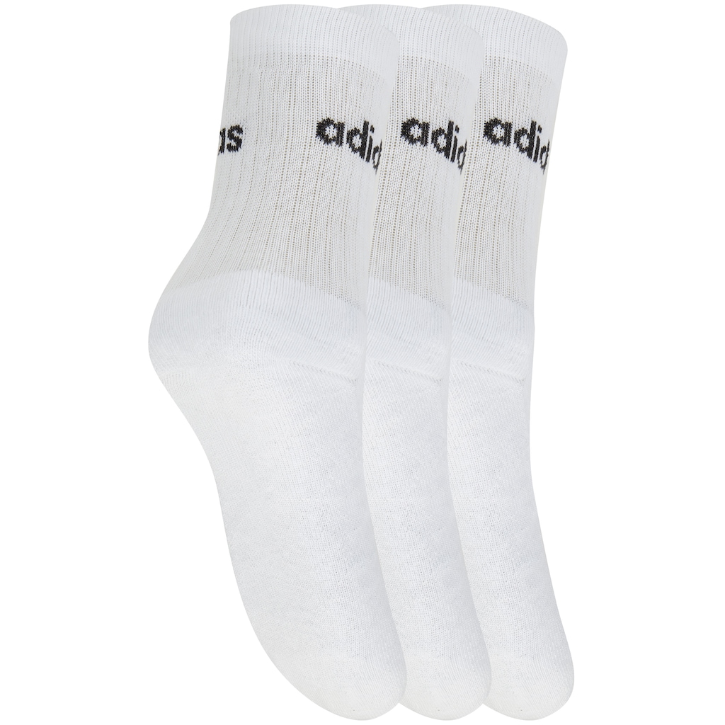 Imagem 2 do produto Kit de Meias Cano Alto adidas BS Crew com 3 Pares - 39 a 42 - Masculino