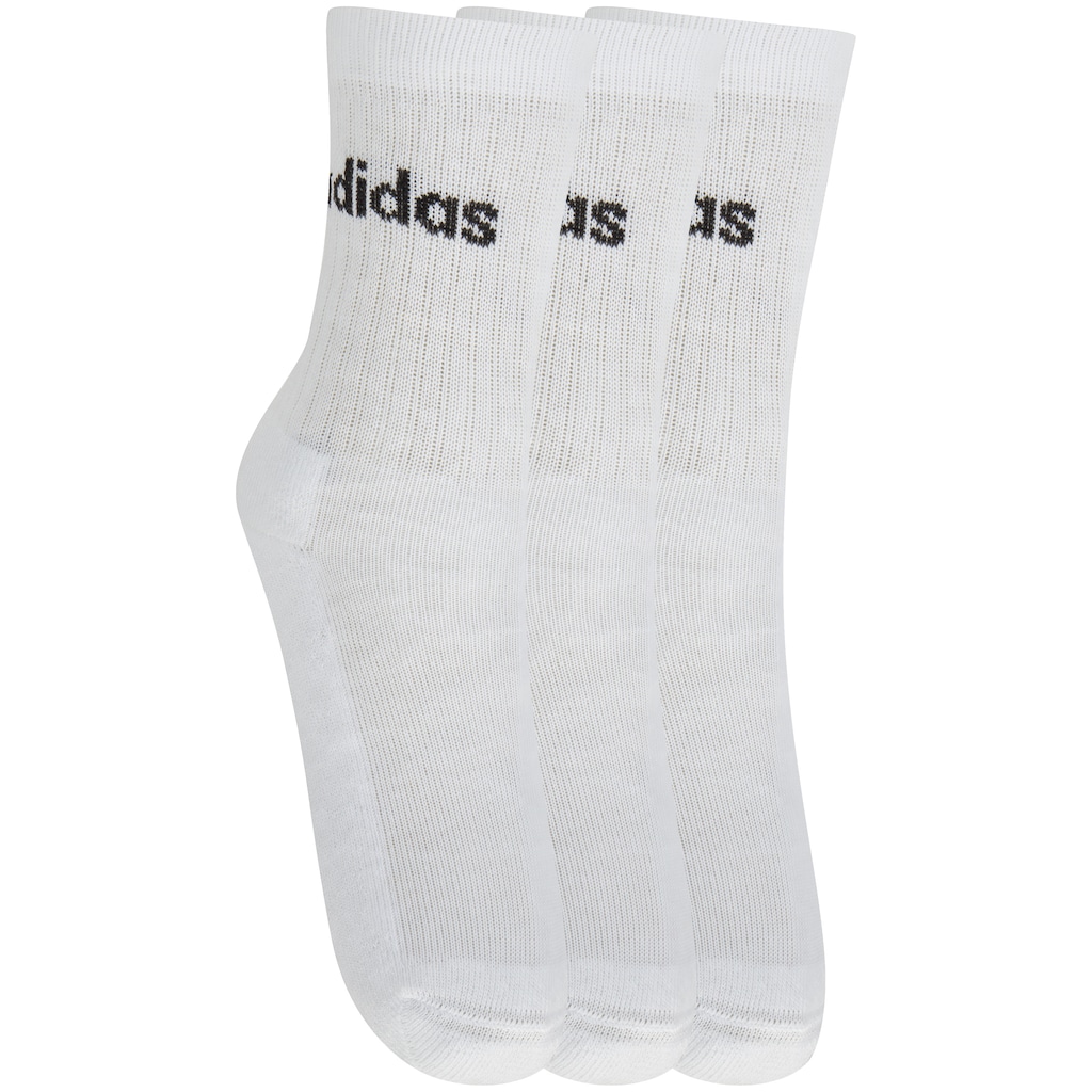 Imagem 3 do produto Kit de Meias Cano Alto adidas BS Crew com 3 Pares - 39 a 42 - Masculino
