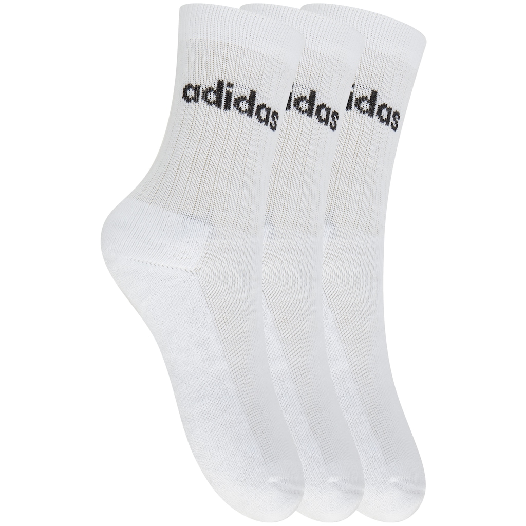Imagem 1 do produto Kit de Meias Cano Alto adidas BS Crew com 3 Pares - 39 a 42 - Masculino