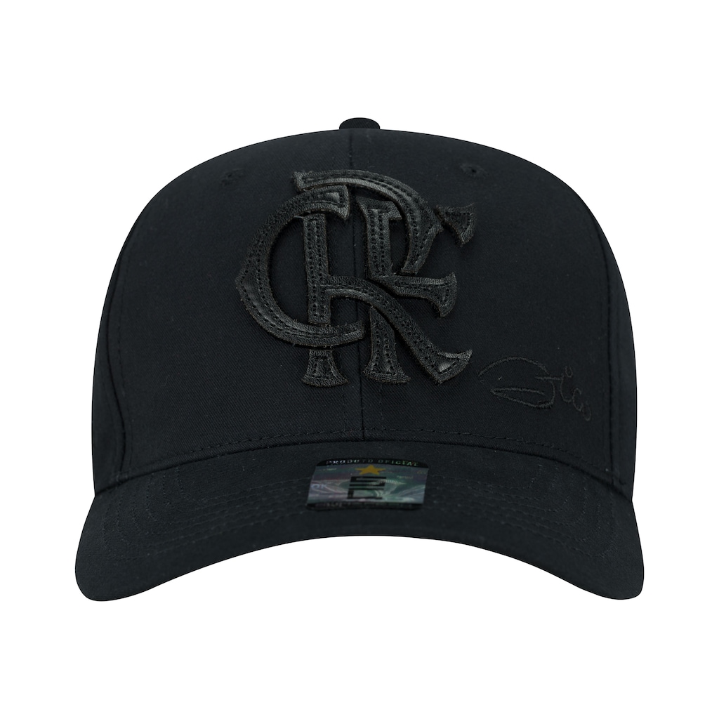 Imagem 2 do produto Boné Aba Curva do Flamengo Zico Supercap Bordado Laser - Snapback - Adulto