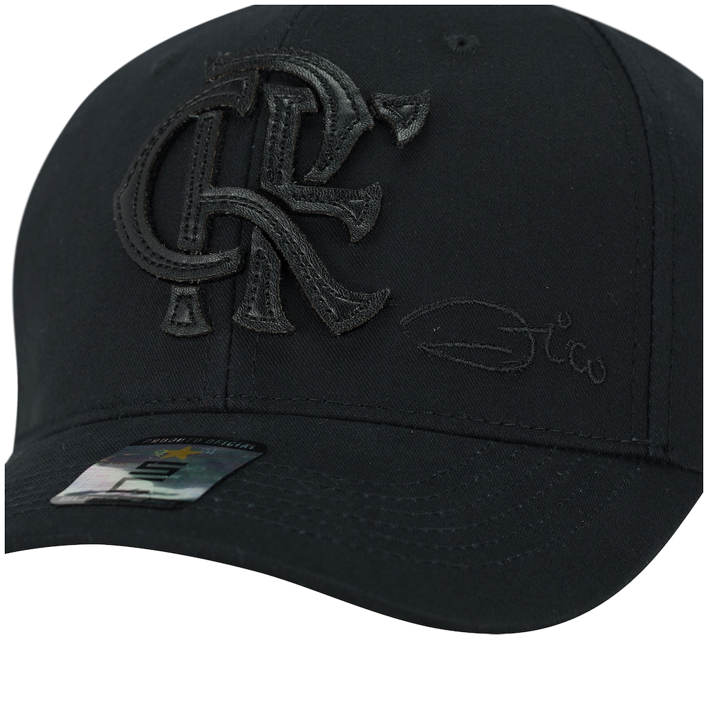 Imagem 4 do produto Boné Aba Curva do Flamengo Zico Supercap Bordado Laser - Snapback - Adulto