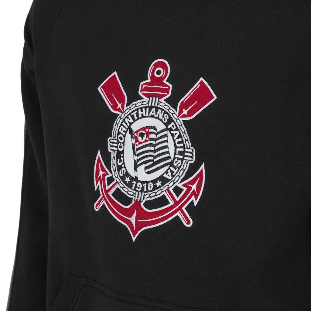 Imagem 5 do produto Blusão de Moletom com Capuz do Corinthians Embroidery - Masculino