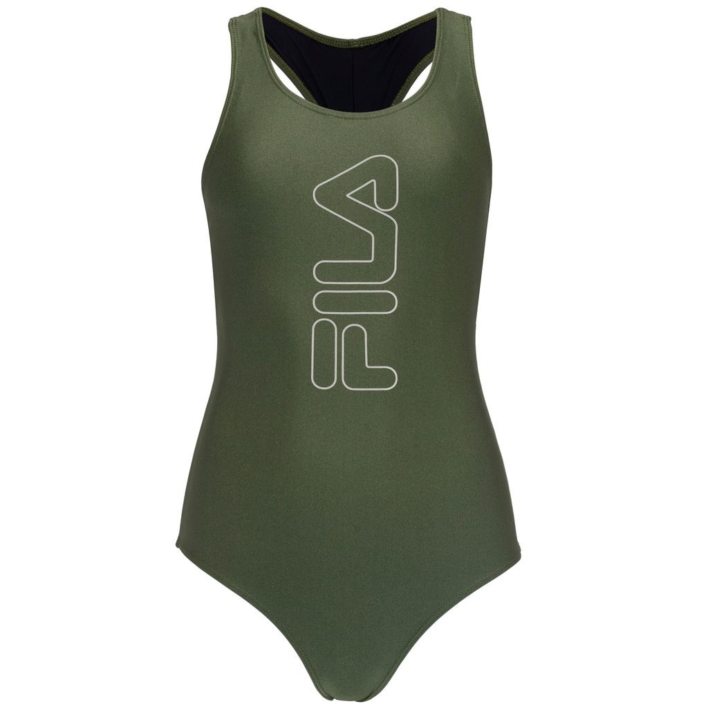 Imagem 1 do produto Maiô para Natação com Proteção Solar UV Fila Tri Logo II - Adulto