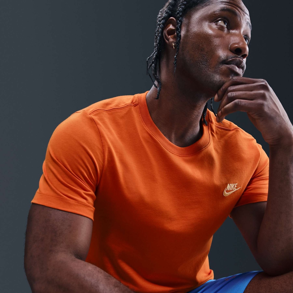 Imagem 4 do produto Camiseta Básica Nike Club Logo Pequeno Masculina