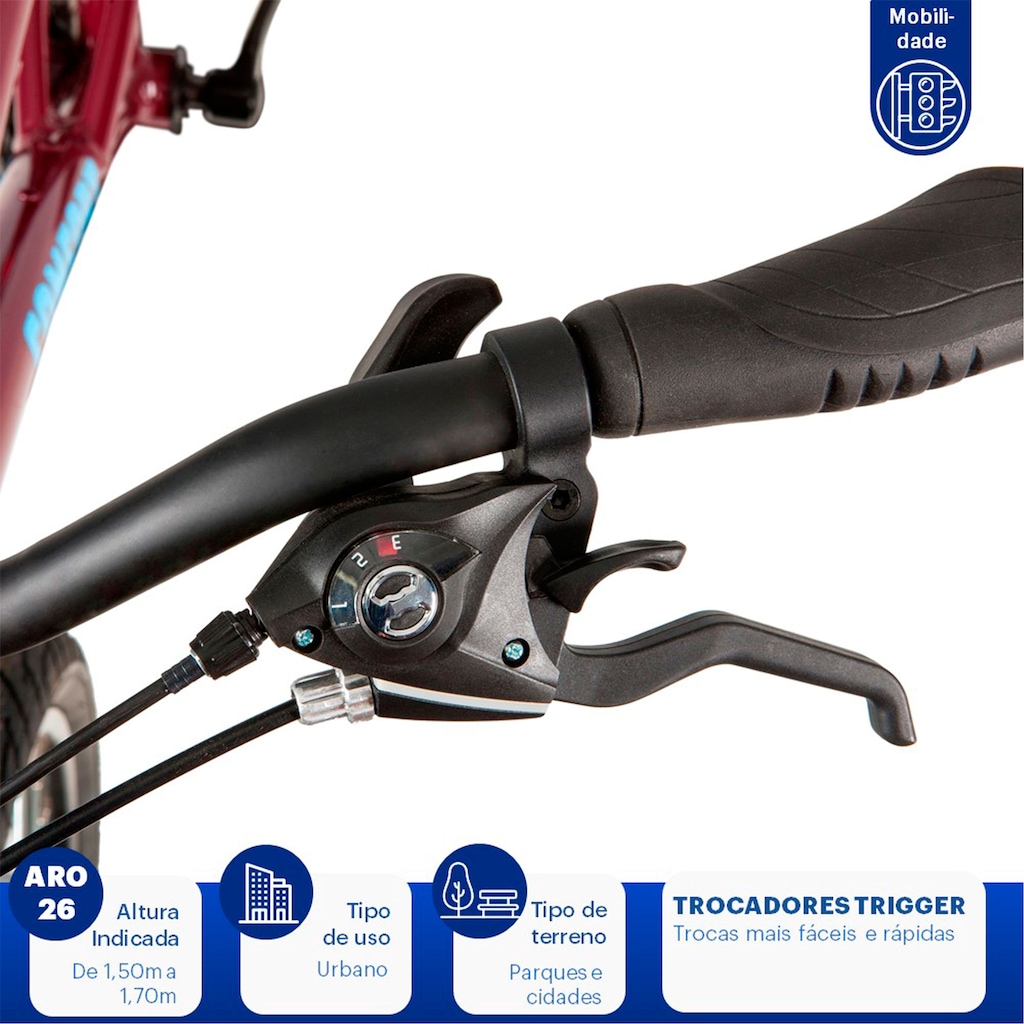 Imagem 2 do produto Bicicleta Caloi 400 Comfort - Aro 26 - Freios V-Brake - Feminina