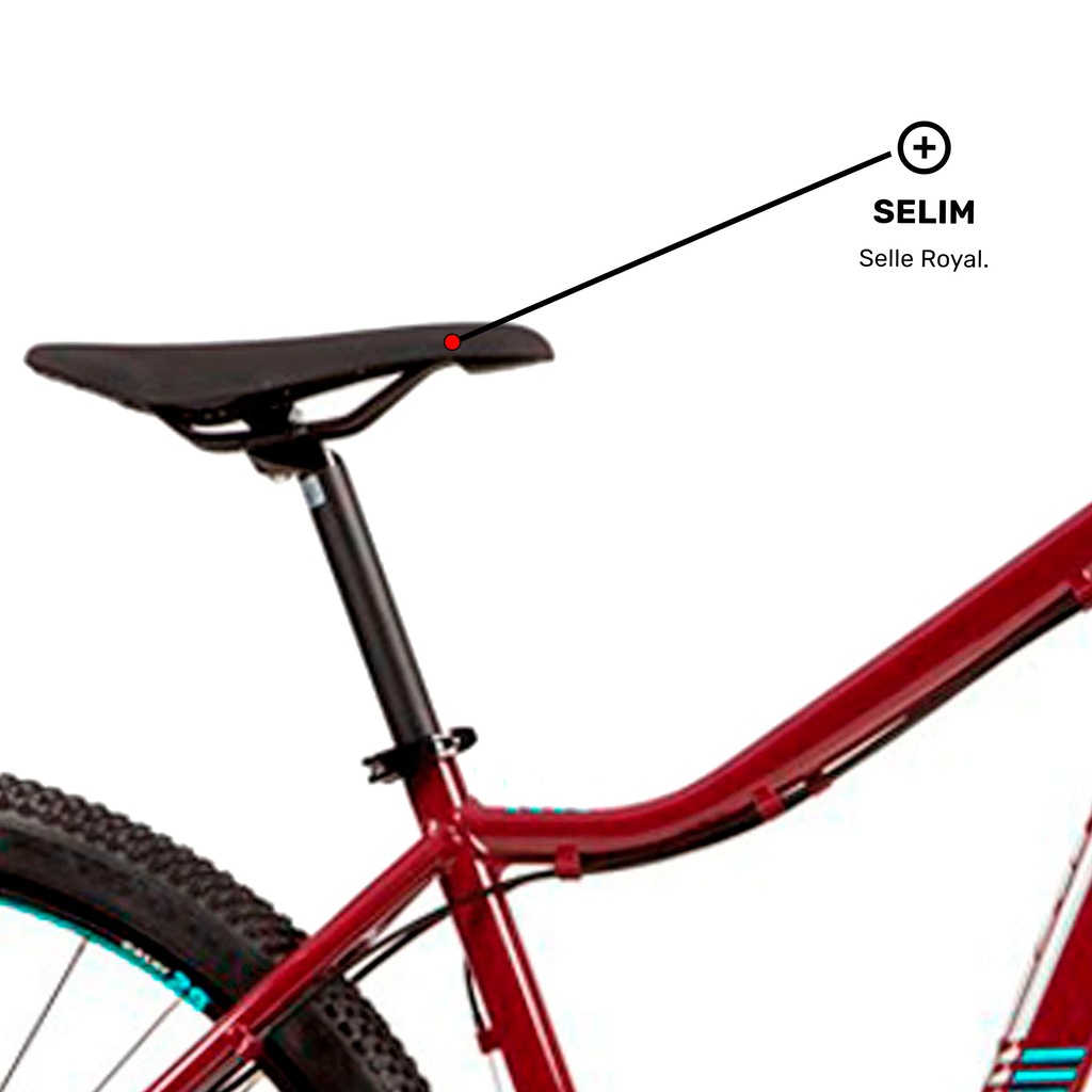Imagem 4 do produto Mountain Bike Caloi Atacama Feminina - Aro 29 - Freio Disco Hidráulico - Câmbios Shimano Altus - 27V