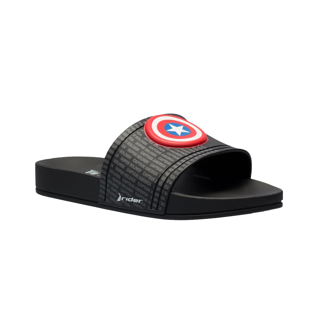 Imagem 3 do produto Chinelo Grendene Rider Marvel Capitão América Full 86 - Slide - Infantil