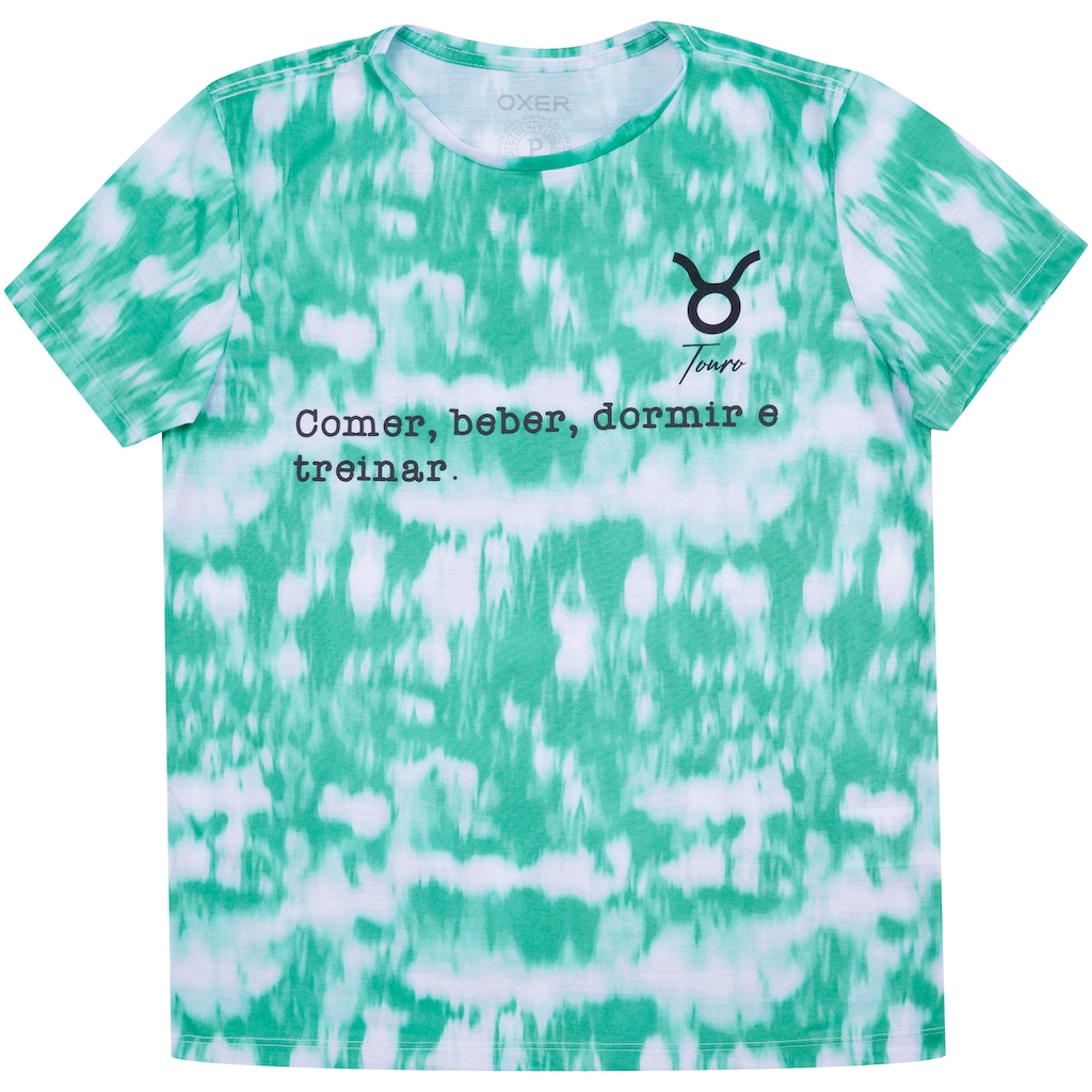 Imagem 1 do produto Camiseta Oxer Tie Dye Touro + Necessaire - Feminina