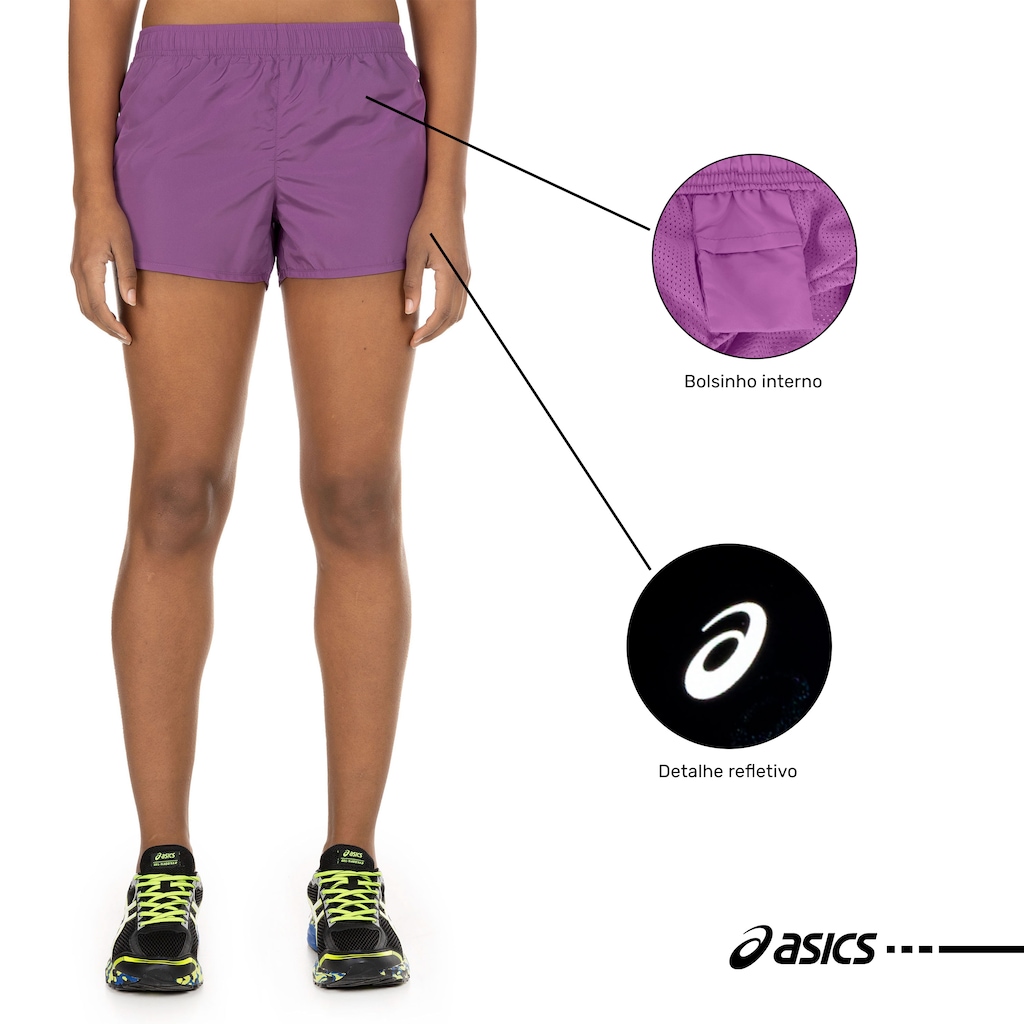 Imagem 2 do produto Shorts ASICS Runner Básico N - Feminino