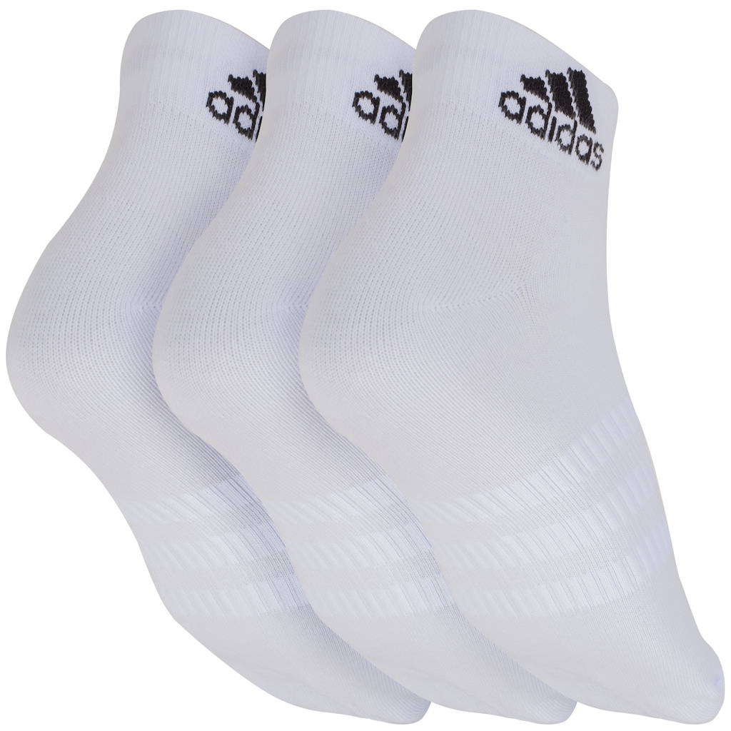 Imagem 2 do produto Kit de Meias Cano Curto adidas Light Ank com 3 Pares - 38 a 40 - Feminino