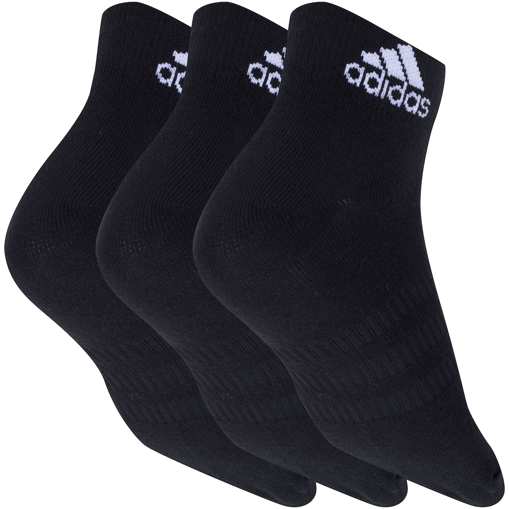 Imagem 2 do produto Kit de Meias Cano Curto adidas Light Ank com 3 Pares - 38 a 40 - Feminino