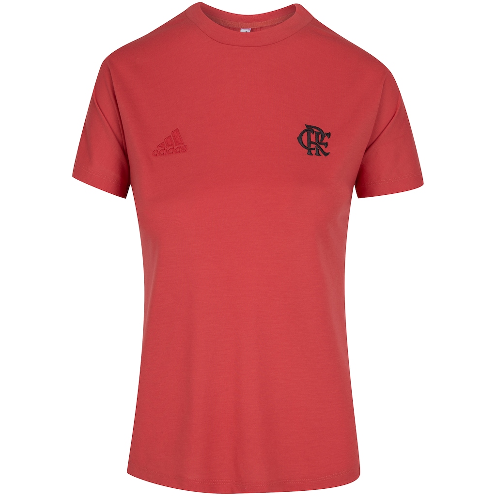 Imagem 1 do produto Camiseta do Flamengo adidas Viagem 21 - Feminina