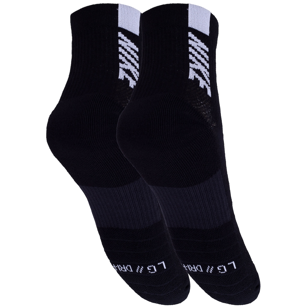 Imagem 2 do produto Kit de Meias De Corrida Cano Médio Nike Multiplier com 2 Pares 39 a 43 - Adulto