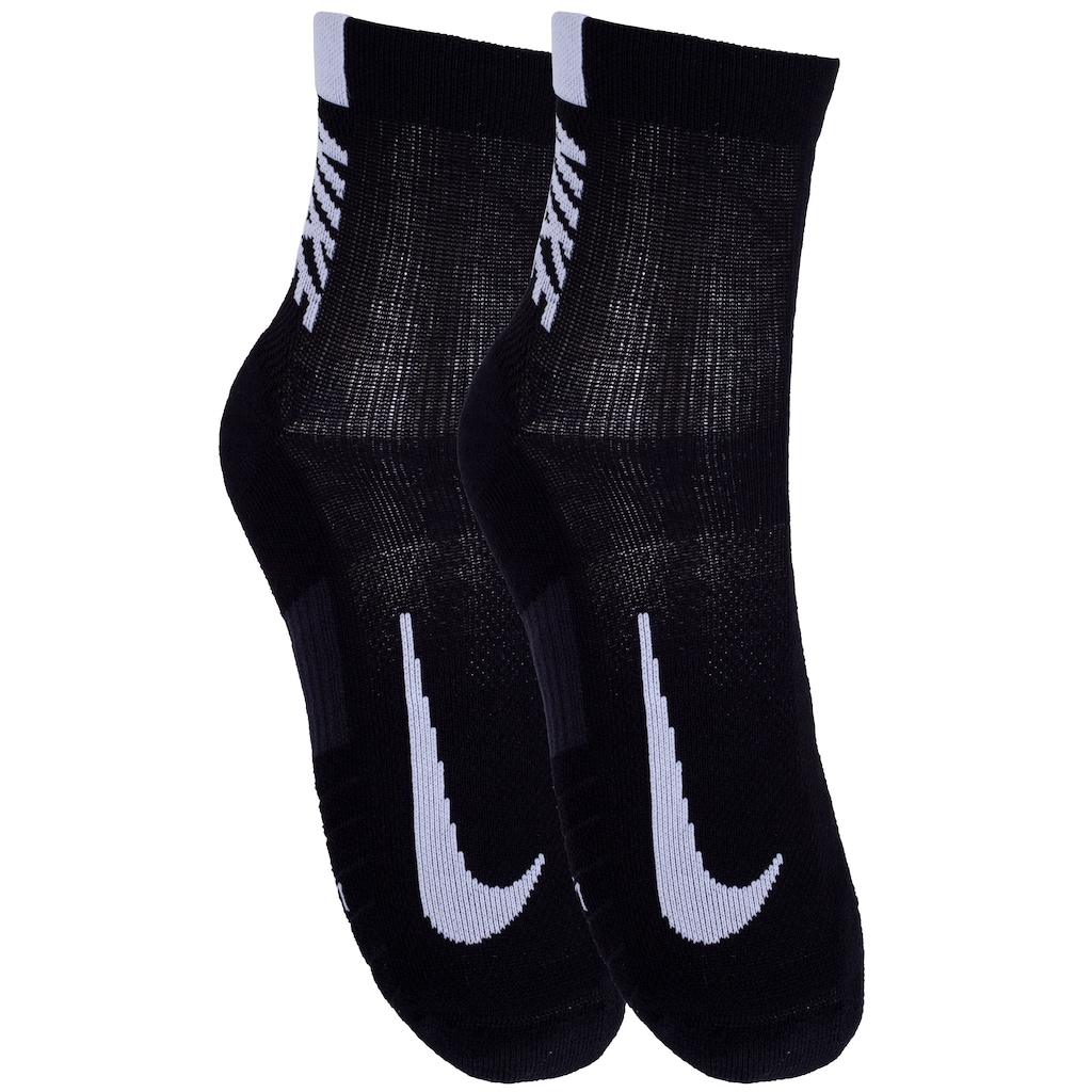Imagem 3 do produto Kit de Meias De Corrida Cano Médio Nike Multiplier com 2 Pares 39 a 43 - Adulto