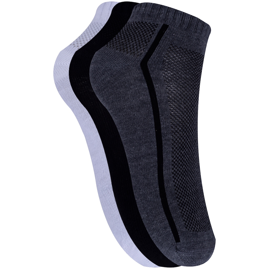 Imagem 1 do produto Kit de Meias Lupo Sport Cano Curto com 3 Pares - 41 a 44 - Adulto