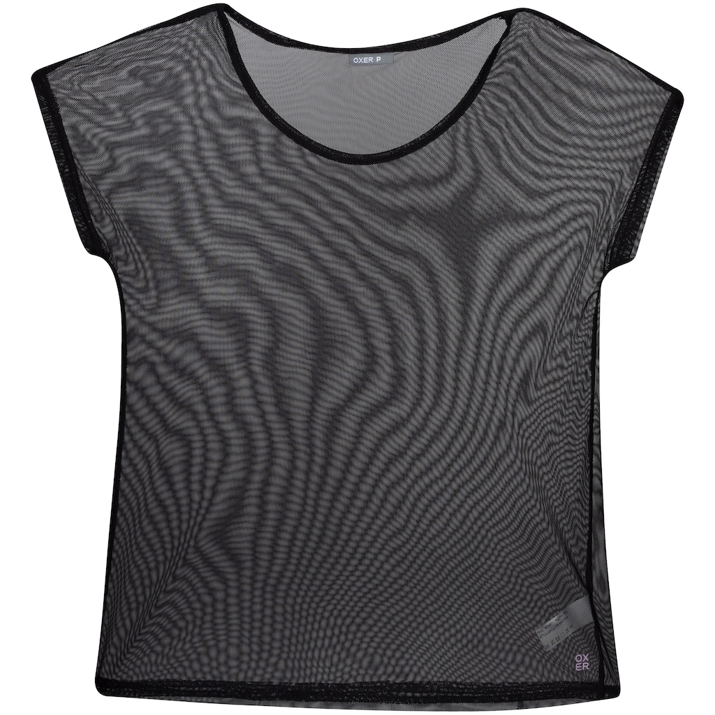 Imagem 1 do produto Camiseta Oxer Manga Curta Tule Lisa - Feminina