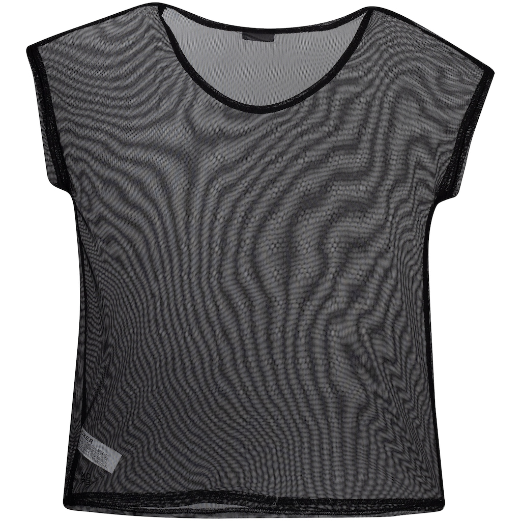 Imagem 2 do produto Camiseta Oxer Manga Curta Tule Lisa - Feminina