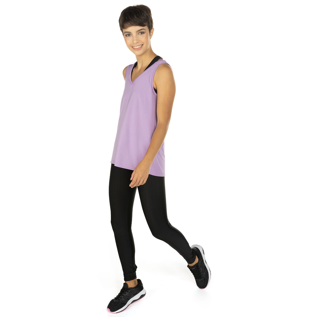 Imagem 3 do produto Camiseta Regata Feminina Oxer Decote V