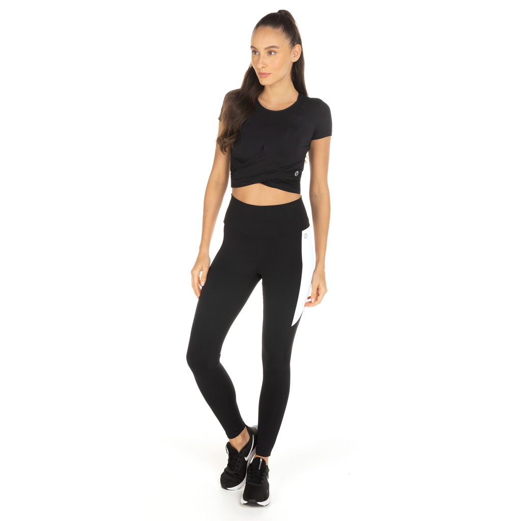 Imagem 3 do produto Blusa Feminina Manga Curta Cropped Vestem Luna