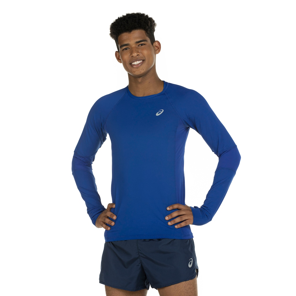 Imagem 1 do produto Camiseta ASICS Manga Longa com Proteção Uv Breathe Running 3 - Masculina