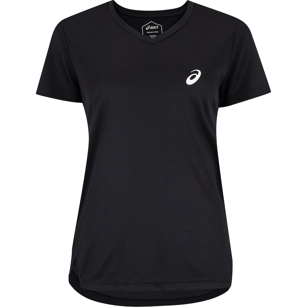 Imagem 1 do produto Camiseta ASICS Manga Curta Barra Quadrada - Feminina