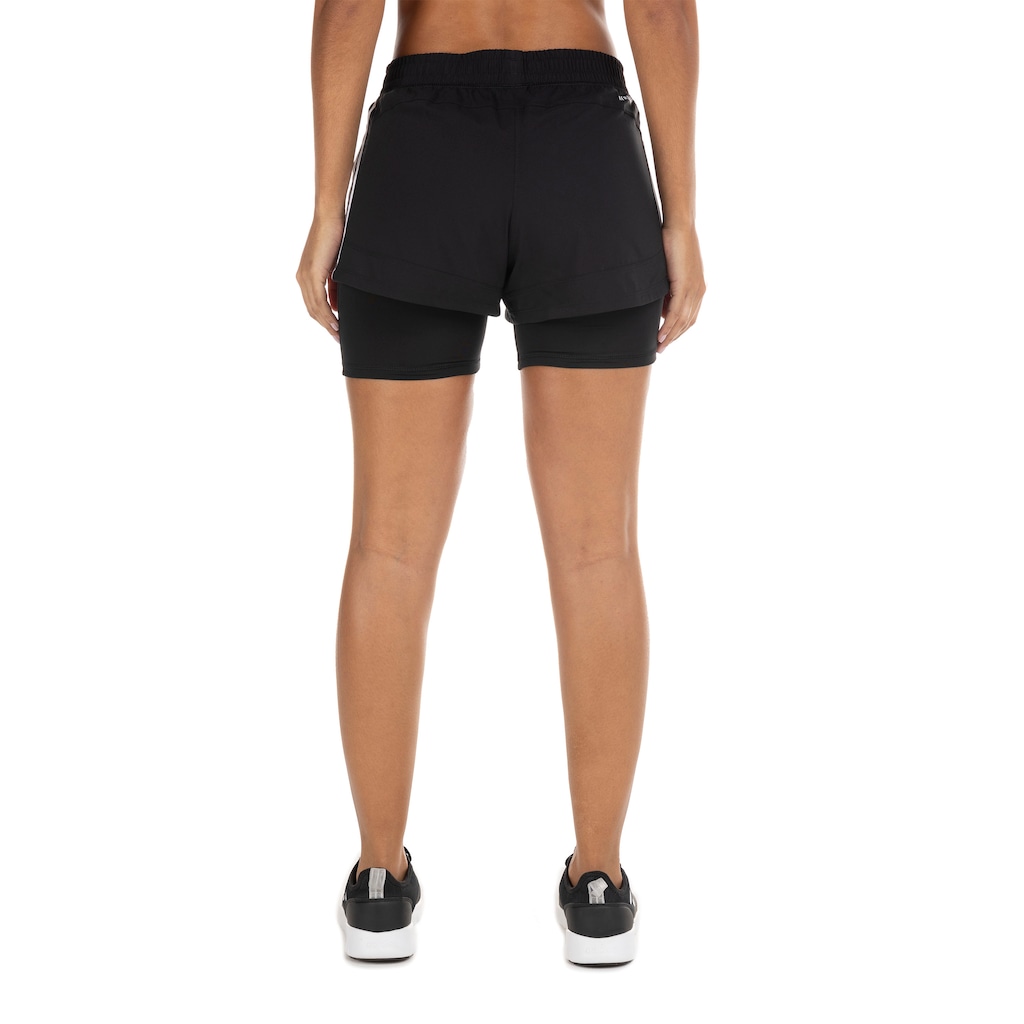 Imagem 3 do produto Shorts adidas Feminino Pacer 3 Listras 2 In 1