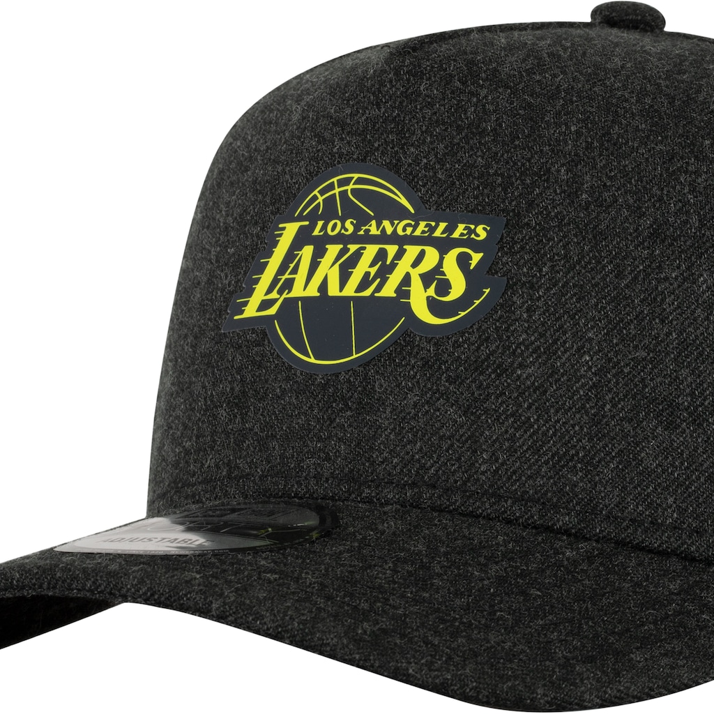 Imagem 4 do produto Boné Los Angeles Lakers NBA Aba Curva New Era 940 AF Urban Tech Logo Loslak Snapback - Adulto
