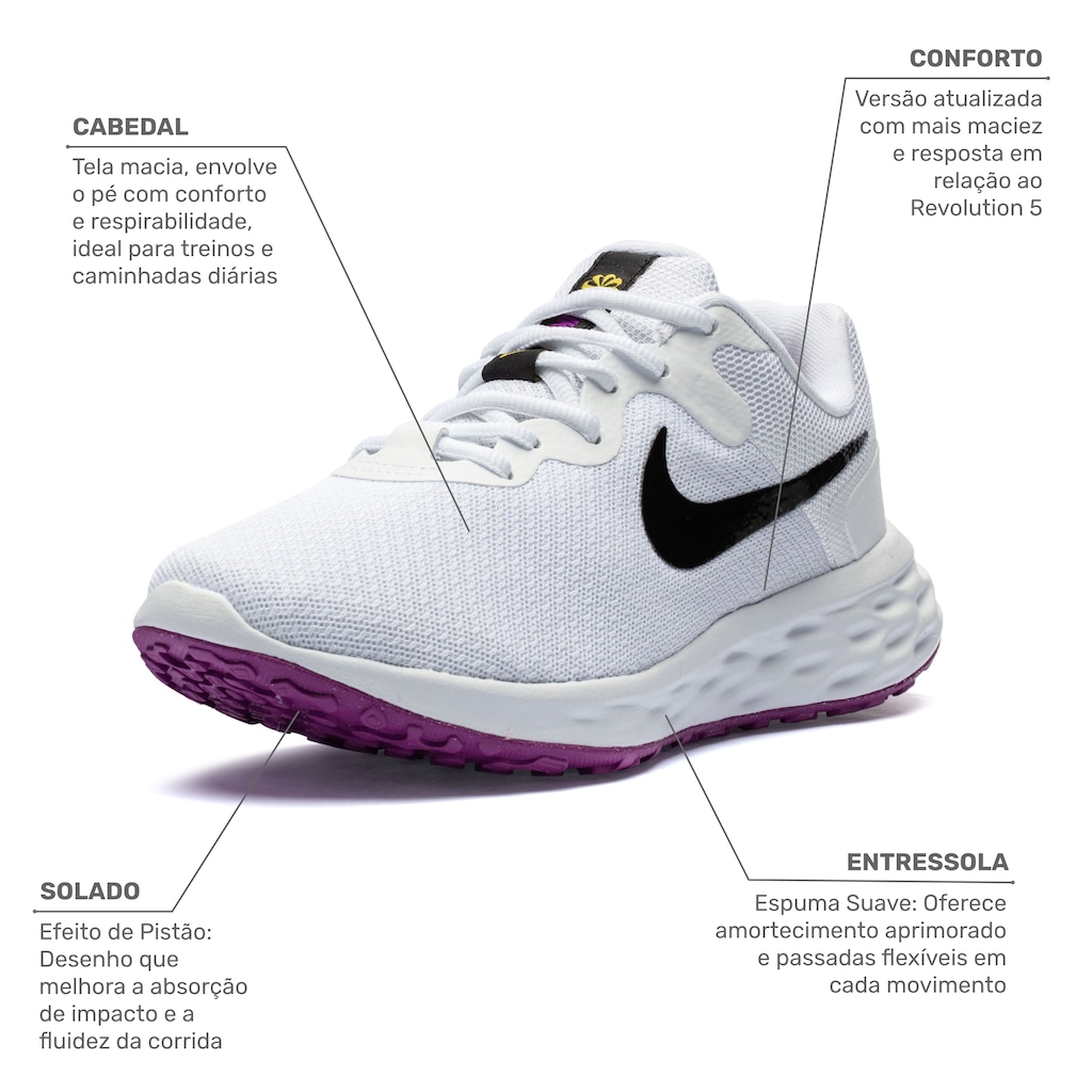Imagem 2 do produto Tênis Nike Revolution 6 - Feminino