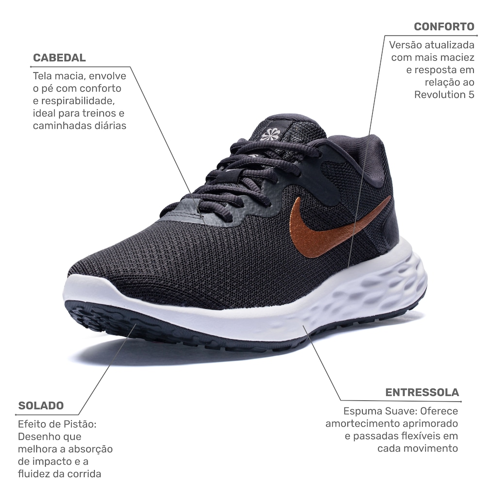 Imagem 2 do produto Tênis Nike Revolution 6 - Feminino