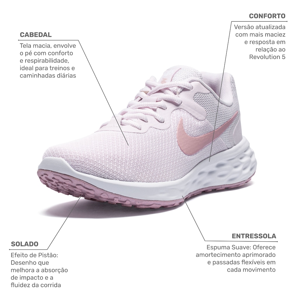 Imagem 2 do produto Tênis Nike Revolution 6 - Feminino