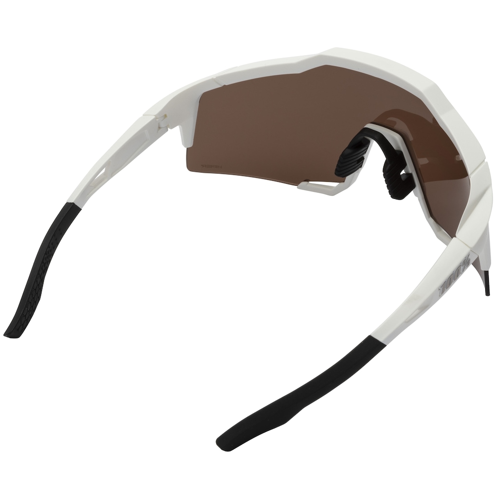 Imagem 2 do produto Óculos de Bike 100% Unissex Speedcraft Matte White - Hiper Silver Mirror