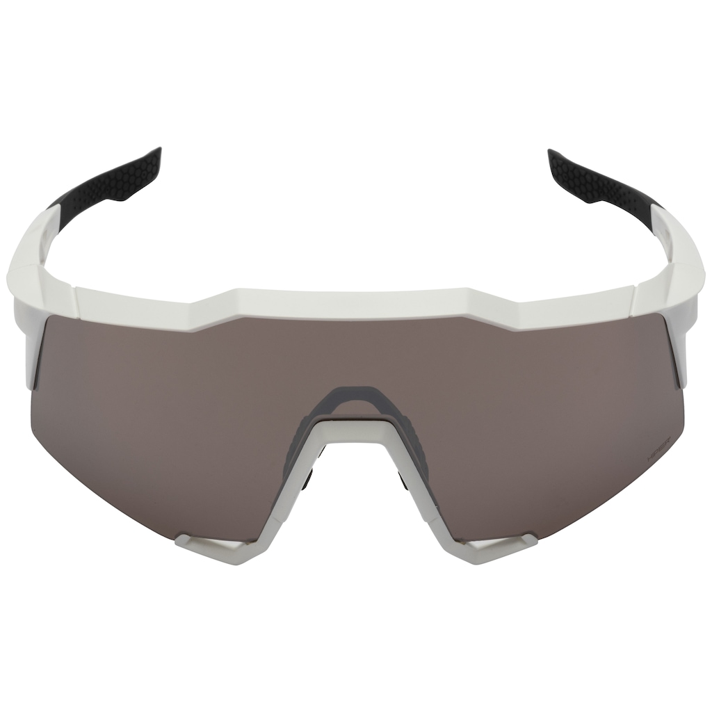 Imagem 3 do produto Óculos de Bike 100% Unissex Speedcraft Matte White - Hiper Silver Mirror
