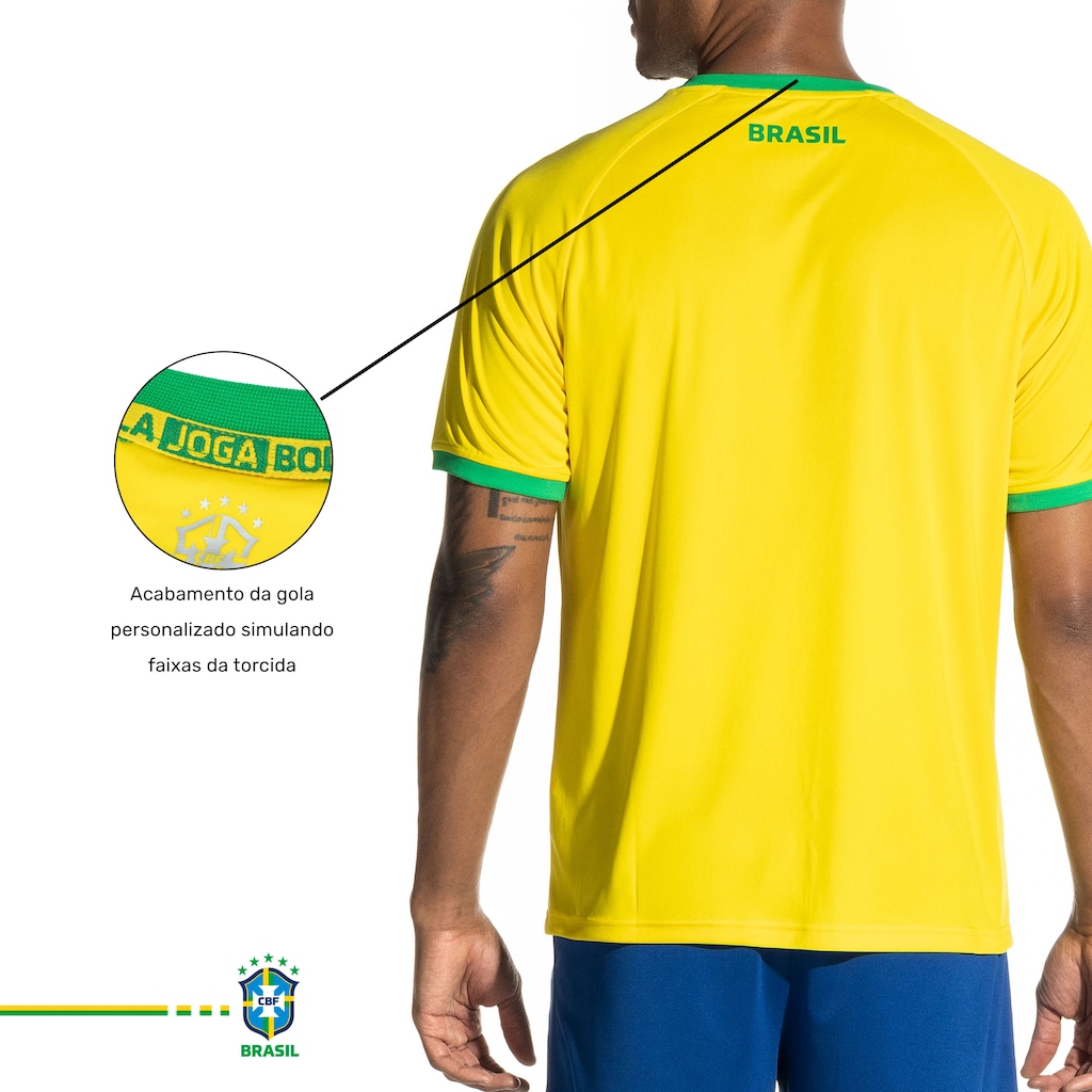 Imagem 3 do produto Camiseta do Brasil CBF Torcedor - Masculina