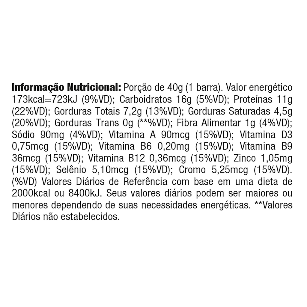 Imagem 2 do produto Barra de Proteína Nutrata Grego Bar Havanna Doce de Leite 40g