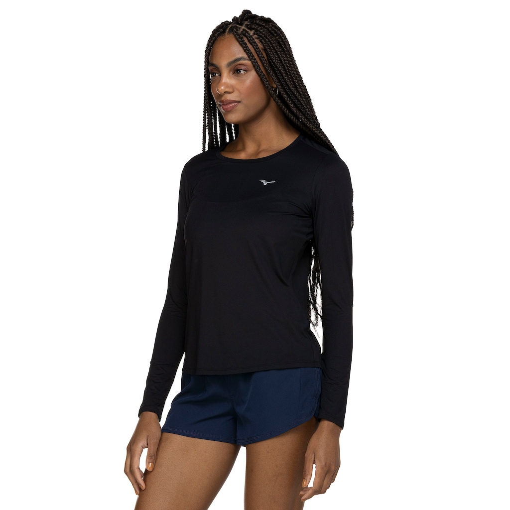 Imagem 3 do produto Camiseta Mizuno Manga Longa com Proteção UV - Feminina