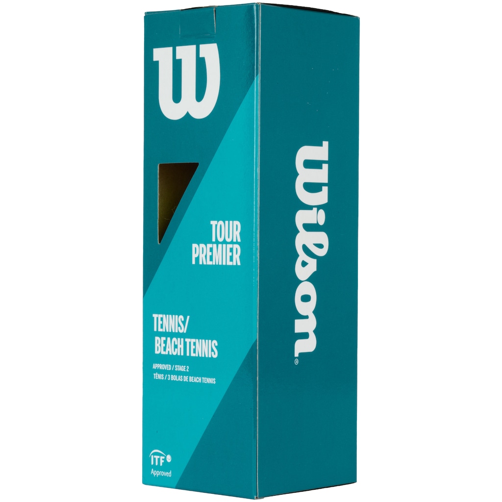 Imagem 4 do produto Bolas de Beach Tennis Wilson Tour Premier 2 Lar - 3 Unidades