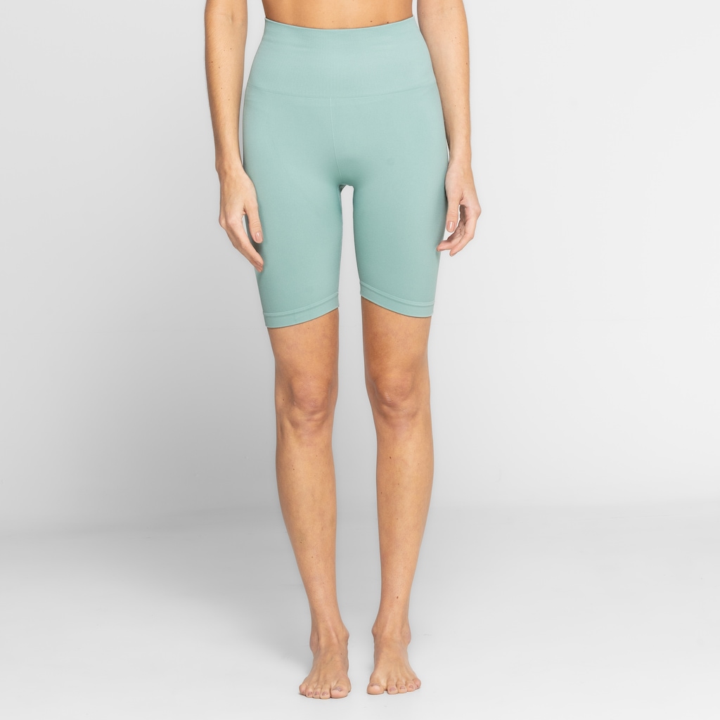 Imagem 2 do produto Bermuda Cós Médio Sem Costura Feminina Oxer Sem Costura Yoga