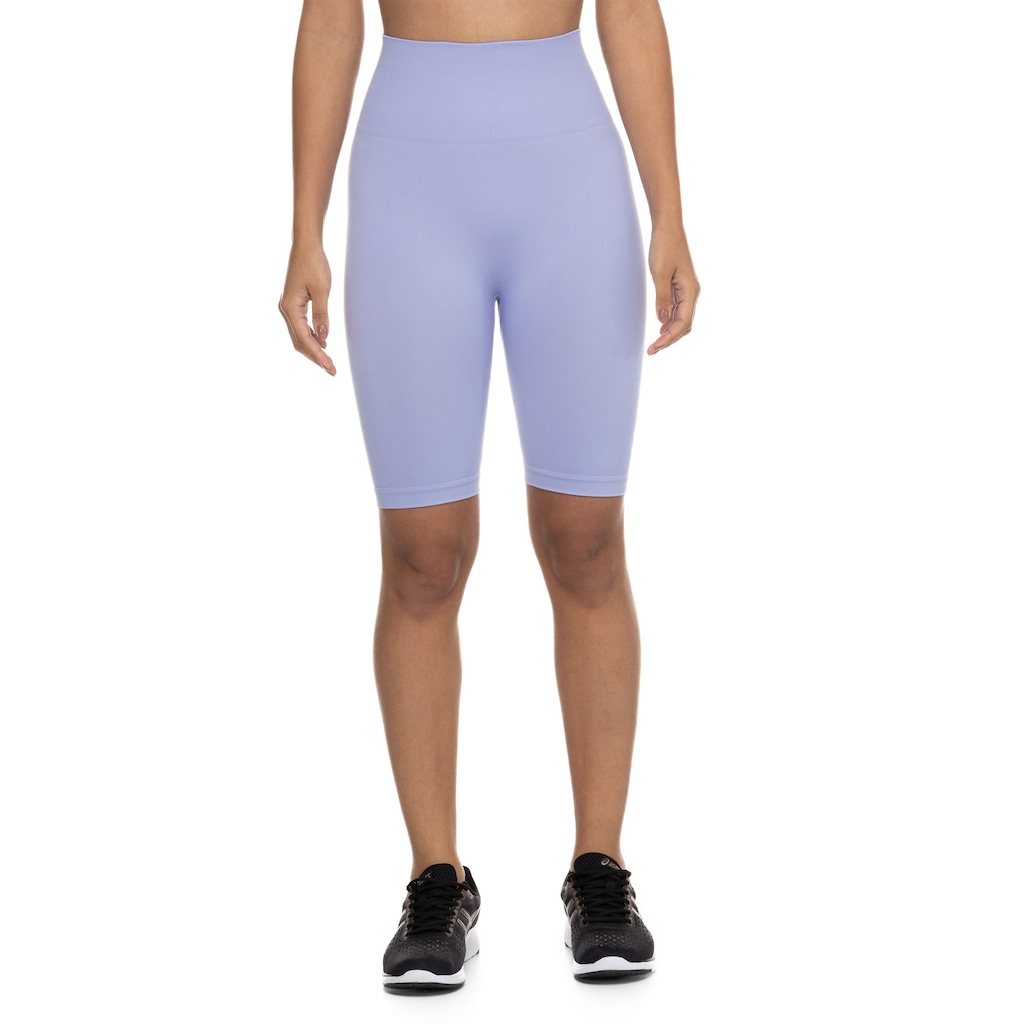 Imagem 3 do produto Bermuda Cós Médio Sem Costura Feminina Oxer Sem Costura Yoga