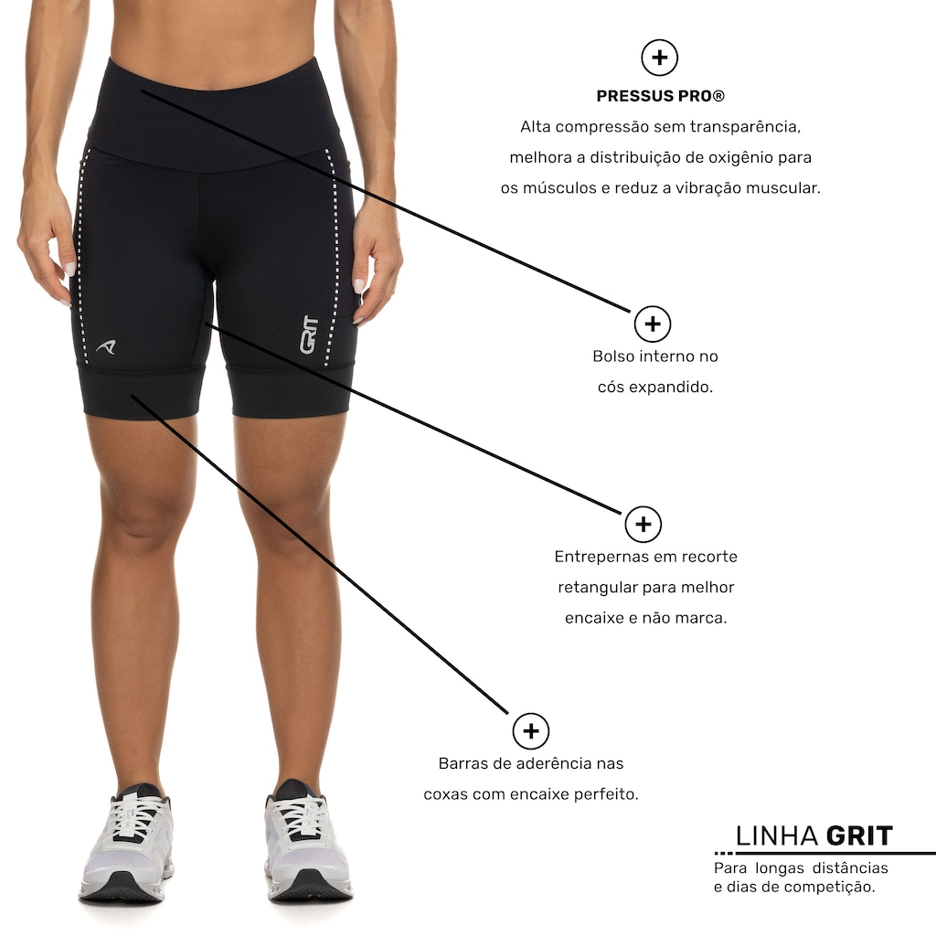 Imagem 2 do produto Bermuda Feminina Authen Grit Street 18 Clássica