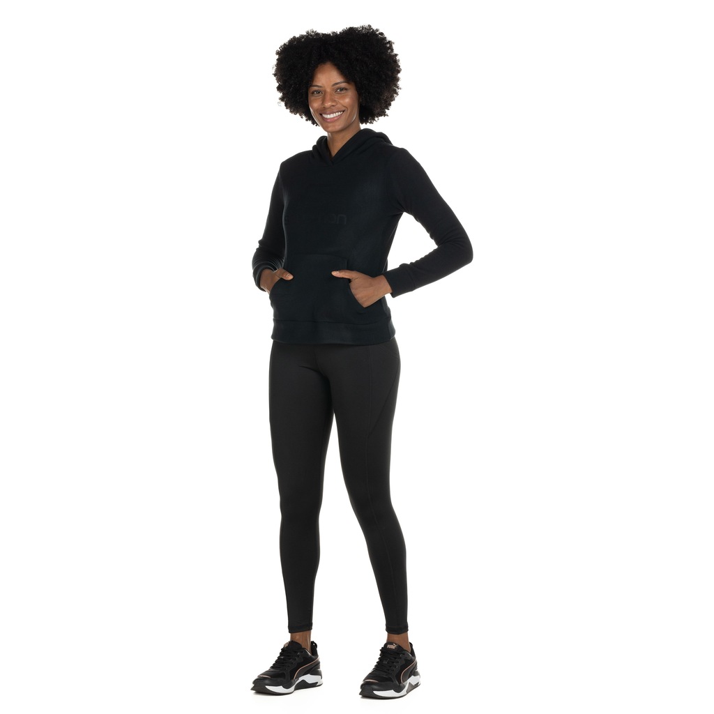 Imagem 3 do produto Blusão Salomon Feminino com Capuz Polar Hoodie