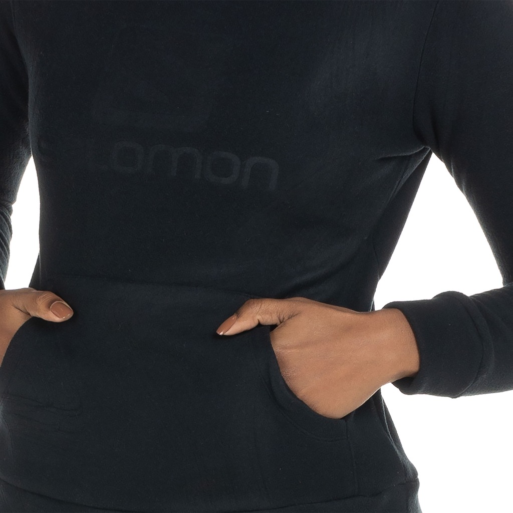 Imagem 4 do produto Blusão Salomon Feminino com Capuz Polar Hoodie