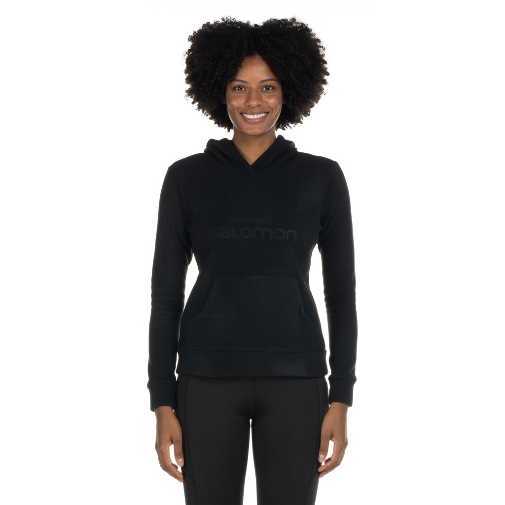 Imagem 1 do produto Blusão Salomon Feminino com Capuz Polar Hoodie
