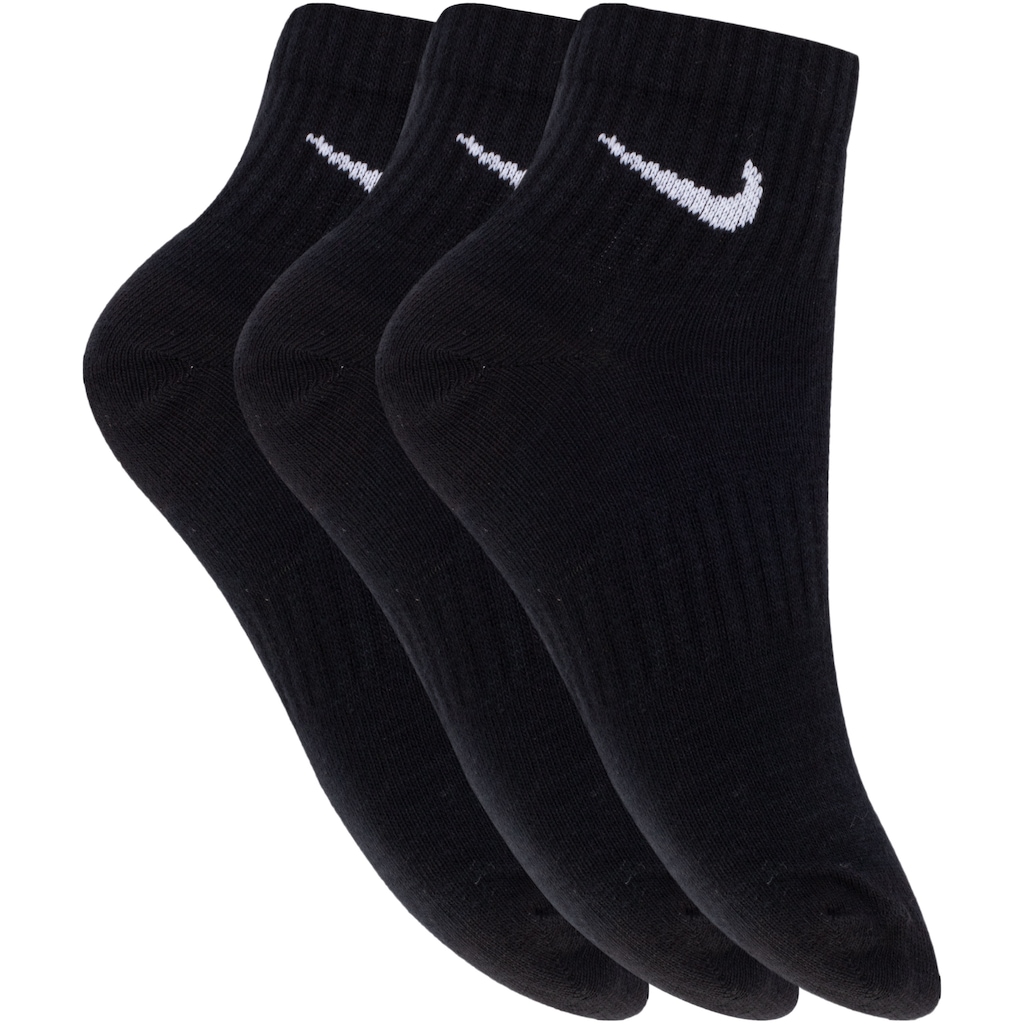 Imagem 1 do produto Kit de Meia Nike Everyday Lightweight Ankle - 3 Pares - 34 a 38