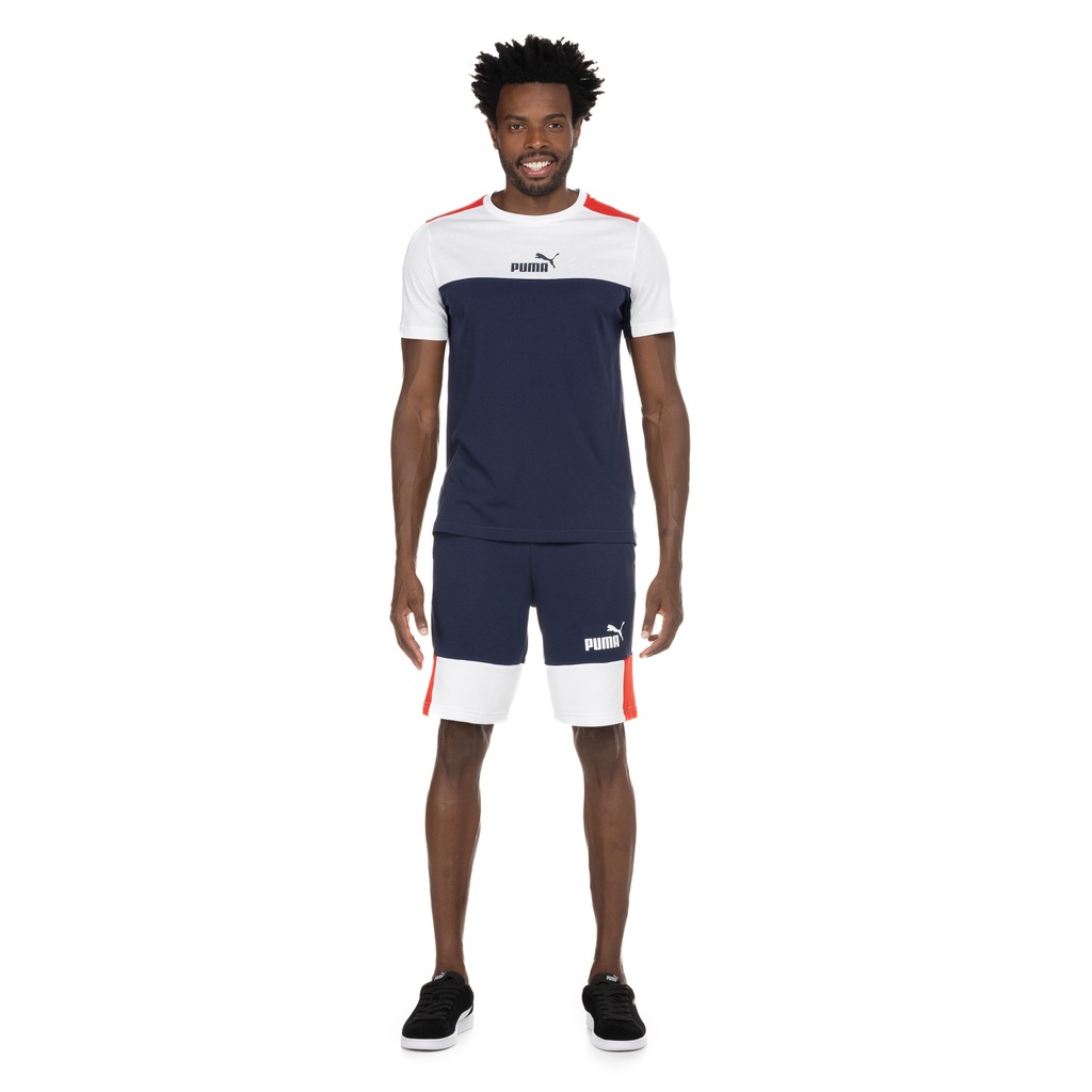 Imagem 4 do produto Camiseta Puma Manga Curta Essential Block Tee - Masculina